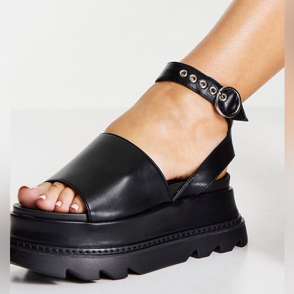 Lamoda Shoes - Lamoda Chunky Ankle Strap Flatform Sandals